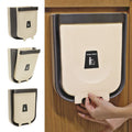Trash Can 2.3Gallon for Kitchen Bathroom Outdoor - Brown Khaki