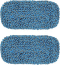 2 Pack Reusable Mop Pads for MAVRIZ Dust Mop Refill Microfiber Mop Pad for Hardwood Floor Cleaning Machine Washable Replacement Mop Pads
