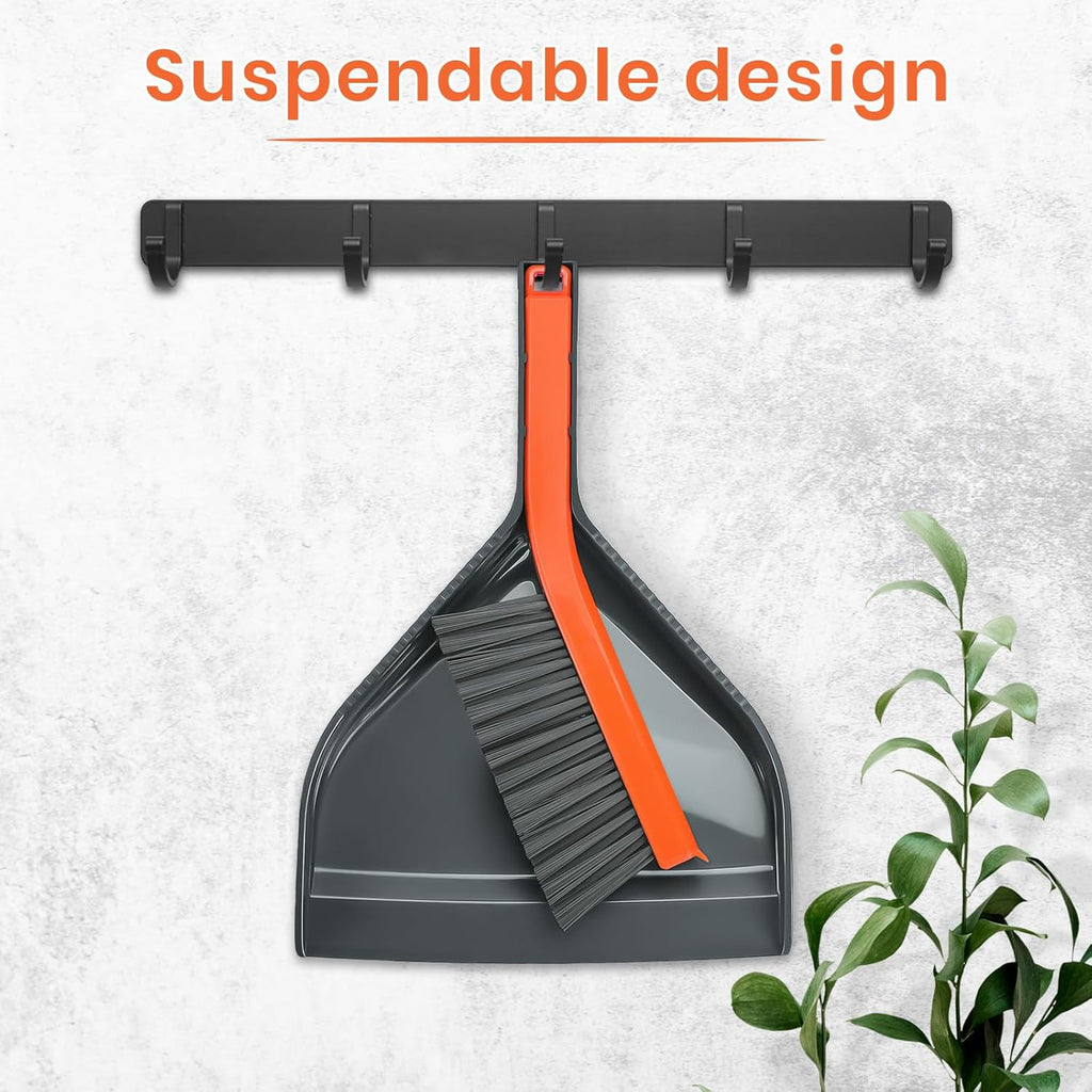 Mini Dustpan and Brush Set, Small Dust Pan and Brush Set Dust pan Broom Brush Dustpan Small Hand Broom and Dustpan Set for Home Daily Essential Cleaning Tool