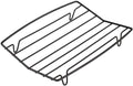 TreeLen Roasting Rack for Roasting Pan,Baking Rack for Cooking, Roasting, Cooling and Grilling,V Shape Non-Stick Wire Rack,10×8 inches Black