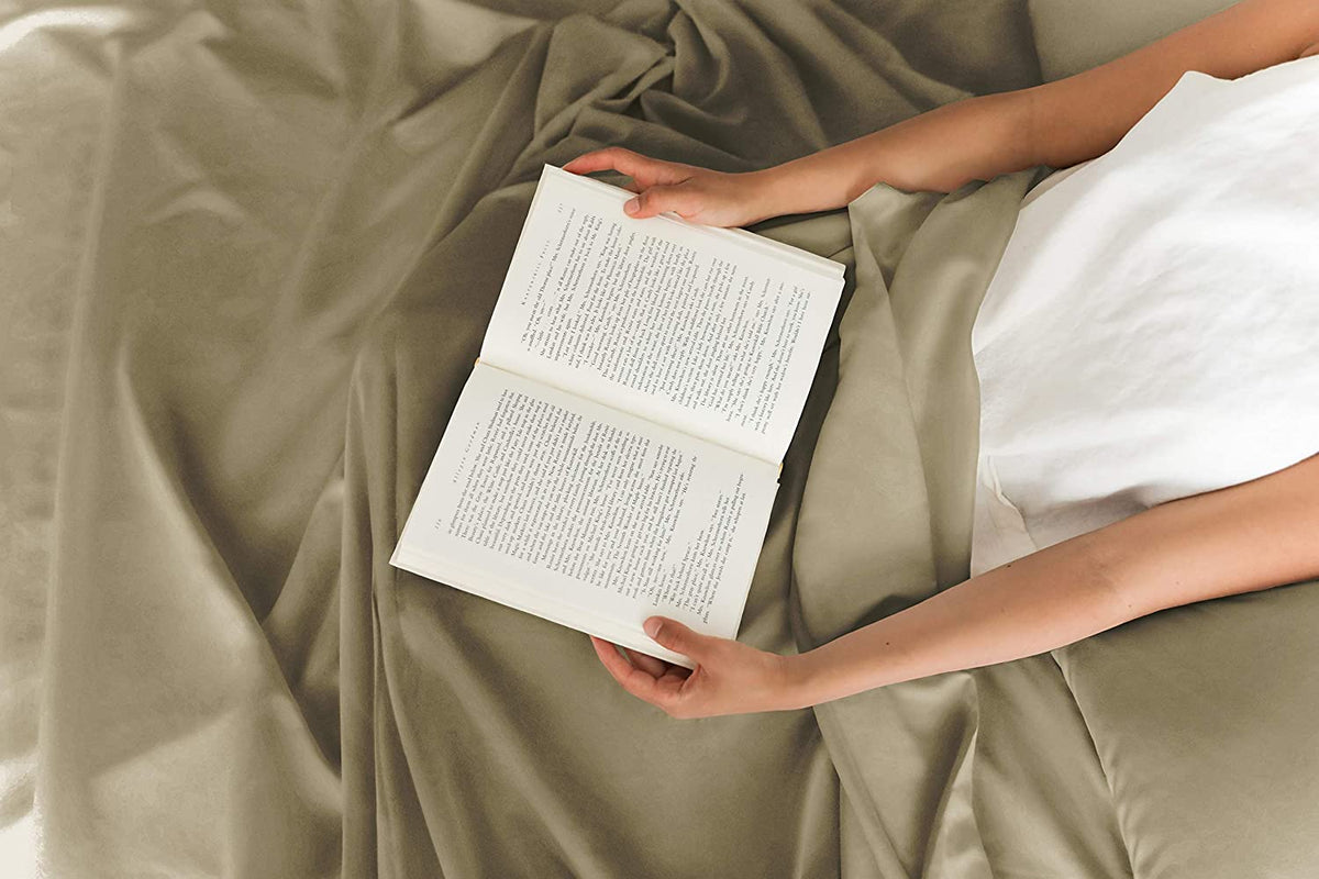 3 Piece - College Dorm Room Bed Sheets - Hotel Luxury Bed Sheets - Extra Soft Sheets - Deep Pockets - Easy Fit - Breathable & Cooling Sheets – Bed Sheets Beige
