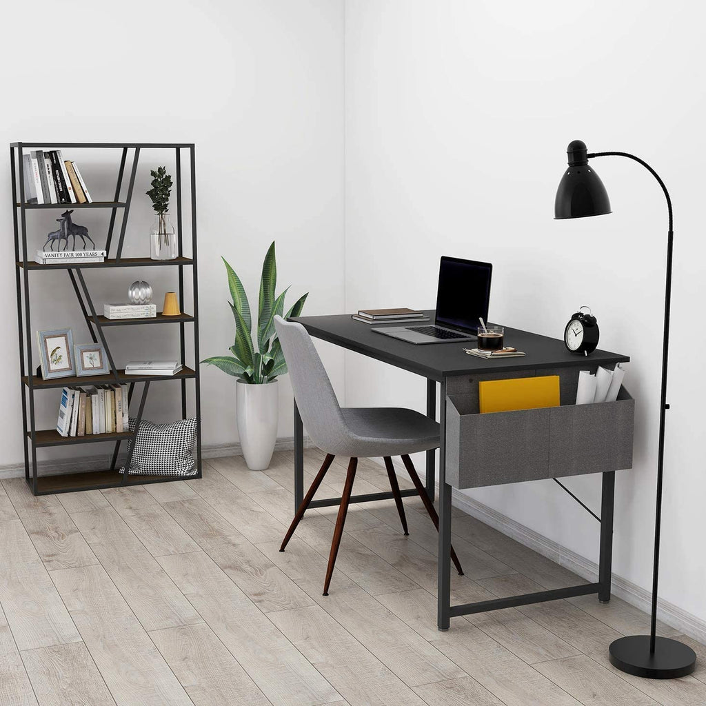 Computer Desk 32 inch Home Office Writing Study Desk, Modern Simple Style Laptop Table with Storage Bag, Black