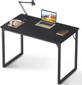 Computer Small Student School Writing Desk 31 inch,Work Home Office Desk for Small Space, Study Kids Black Desk