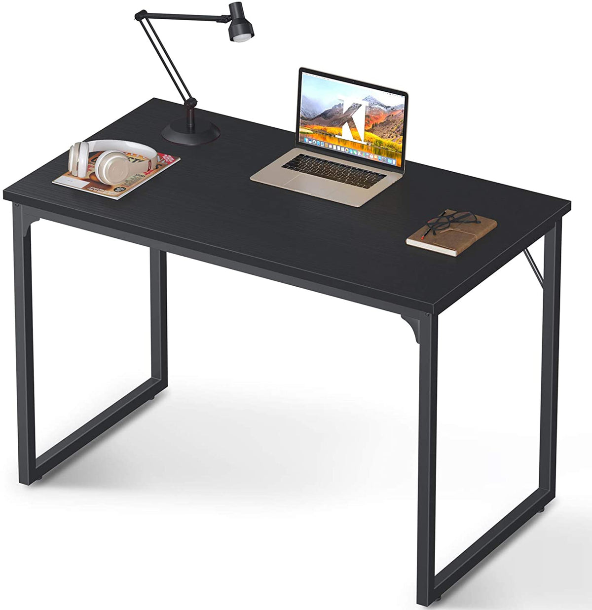 Computer Small Student School Writing Desk 31 inch,Work Home Office Desk for Small Space, Study Kids Black Desk