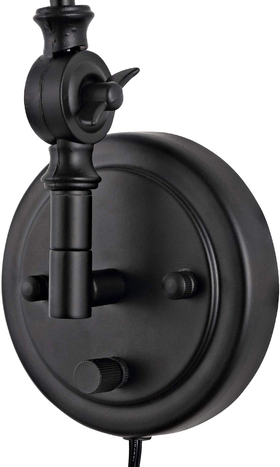 Industrial Wall Sconce with ON/Off Switch, Edison Vintage Style Swing Arm Wall Lamp (Bulb Not Included)