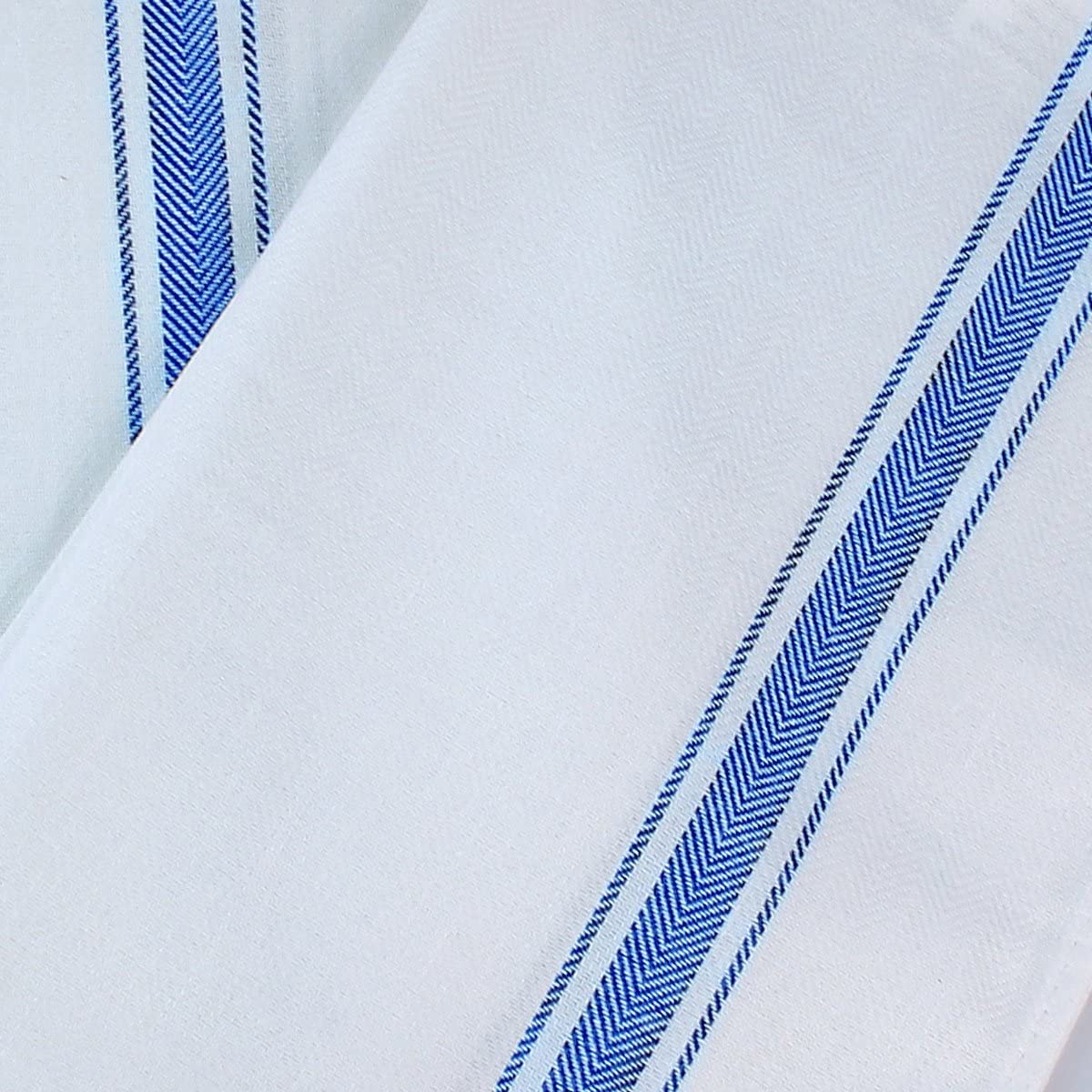 Towels 12 Pack Dish Towels - Resuable Kitchen Towels -15 x 25 Inches Ultra Soft Cotton Dish Cloths - Super Absorbent Cleaning Cloths, Blue