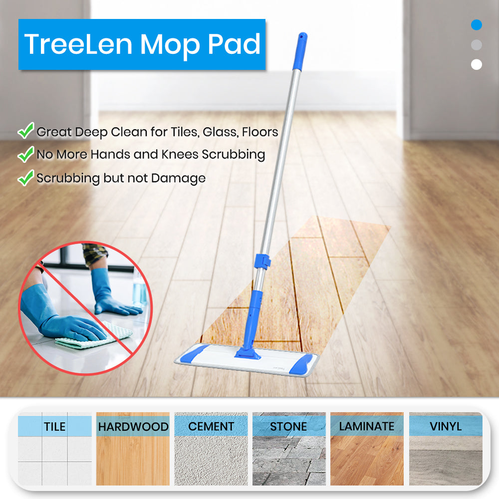 Scrubbing Pads for Floor Mop Scour Mop Refill Pads for Tile Glass Kitchen
